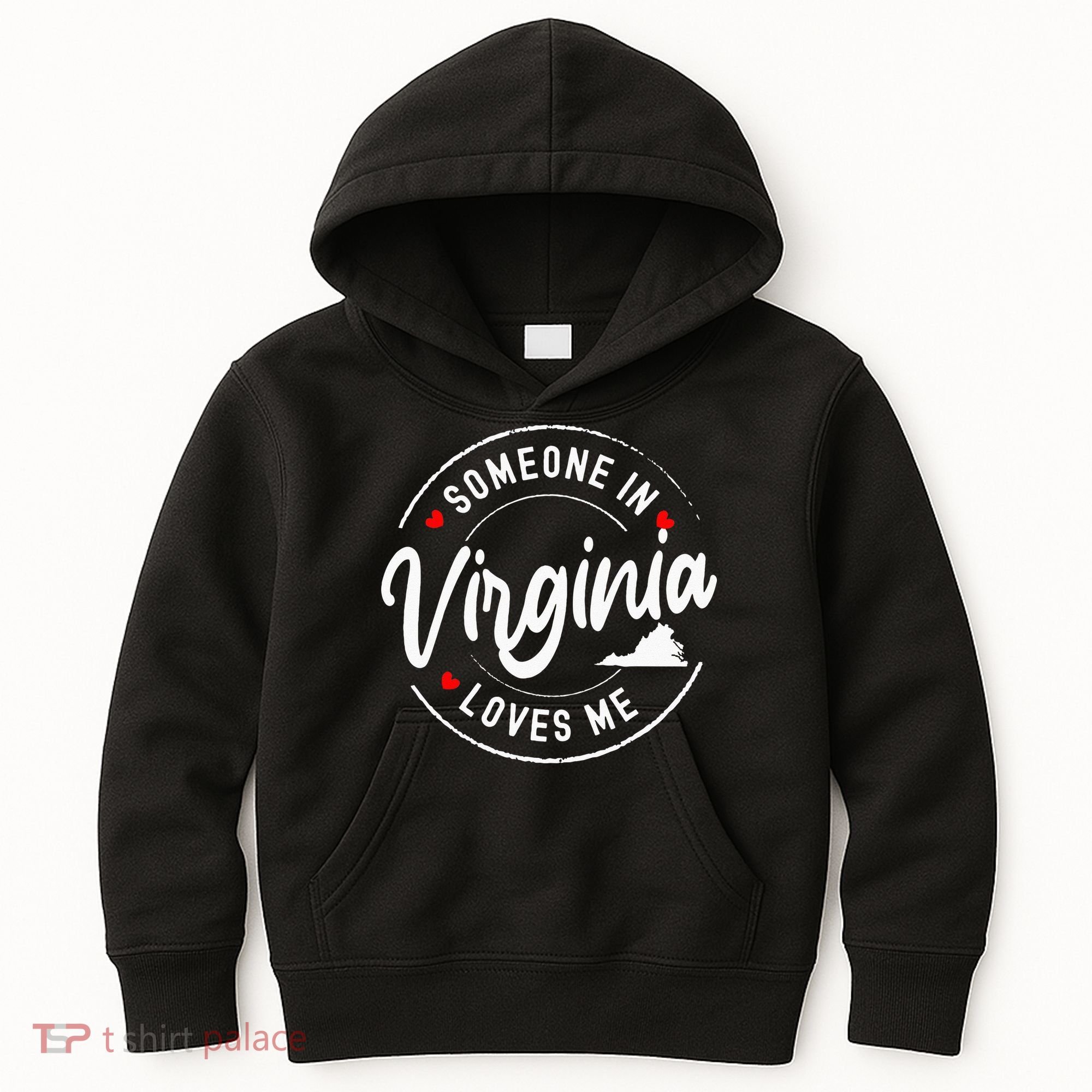 Someone In Virginia Loves Me Kids Hoodie