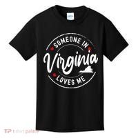 Someone In Virginia Loves Me Kids T-Shirt thumb 0