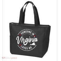 Someone In Virginia Loves Me Tote Bag thumb 3