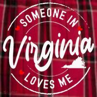Someone In Virginia Loves Me Men's Flannel Plaid Pajama Pants thumb 2
