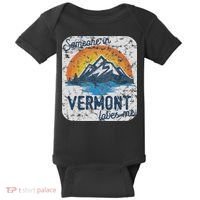 Someone In Vermont Loves Me Baby Bodysuit thumb 0