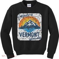 Someone In Vermont Loves Me Kids Sweatshirt thumb 0