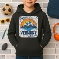 Someone In Vermont Loves Me Kids Hoodie thumb 2