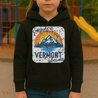 Someone In Vermont Loves Me Kids Hoodie thumb 3