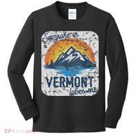 Someone In Vermont Loves Me Kids Long Sleeve Shirt thumb 0