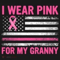 Support I Wear Pink For My Granny Breast Cancer Awareness Women's Tank Top thumb 5