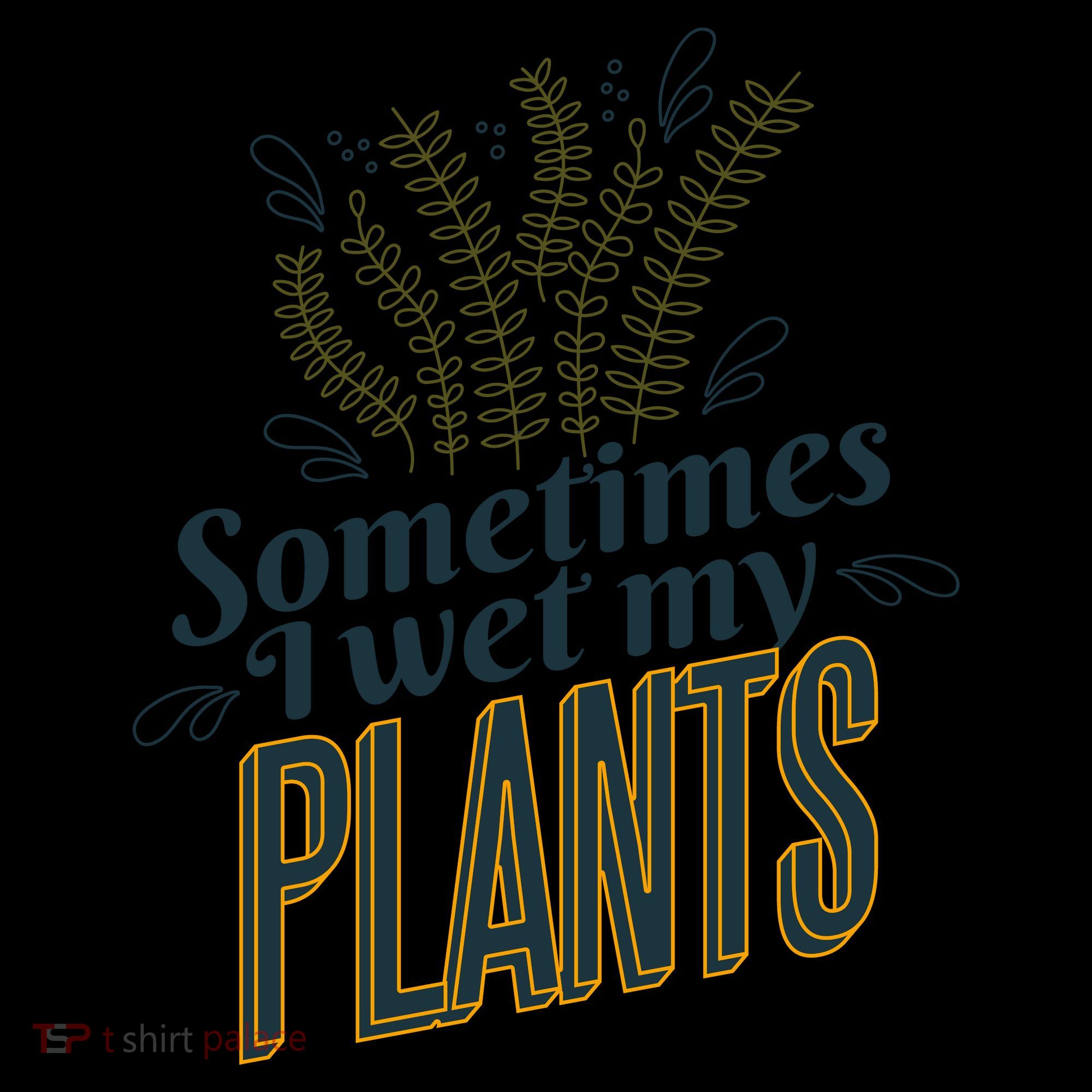 Sometimes I Wet My Plants Funny Women's Hoodie