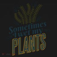 Sometimes I Wet My Plants Funny Women's Tank Top thumb 5