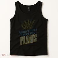 Sometimes I Wet My Plants Funny Tank Top thumb 2