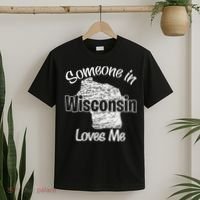 Someone In Wisconsin Loves Me Woman Boy T-Shirt thumb 2