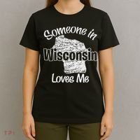 Someone In Wisconsin Loves Me Woman Boy T-Shirt thumb 4