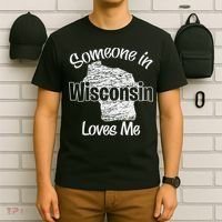 Someone In Wisconsin Loves Me Woman Boy T-Shirt thumb 6