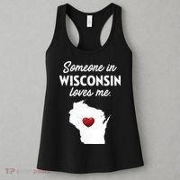 Someone In Wisconsin Loves Me Wisconsin Wi Women's Tank Top thumb 3