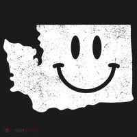 Smiling In Wa Funny Washington Happy Face Sweatshirt thumb 3