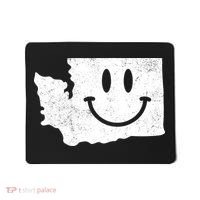 Smiling In Wa Funny Washington Happy Face Mousepad thumb 0