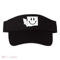 Smiling In Wa Funny Washington Happy Face Visor thumb 0