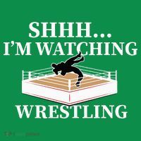 Shhh IM Watching Wrestling Wrestling Lover Gift Toddler Hoodie thumb 2