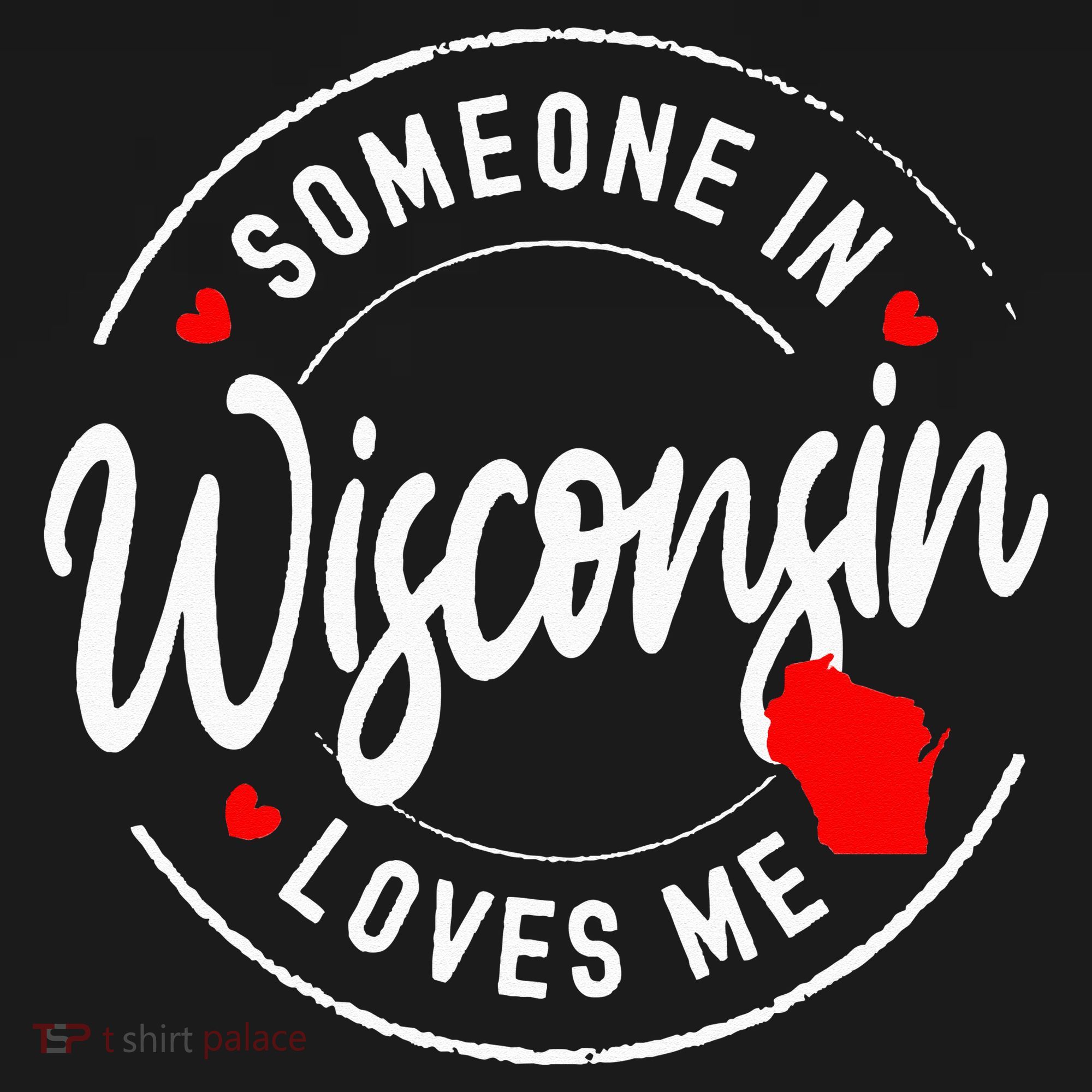 Someone in Wisconsin Loves Me Women's Hoodie