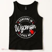 Someone in Wisconsin Loves Me Tank Top thumb 2