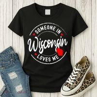 Someone in Wisconsin Loves Me Women's T-Shirt thumb 3