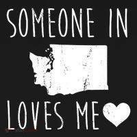 Someone In Washington Wa States Loves Me Heart Souvenir Women's Hoodie thumb 2