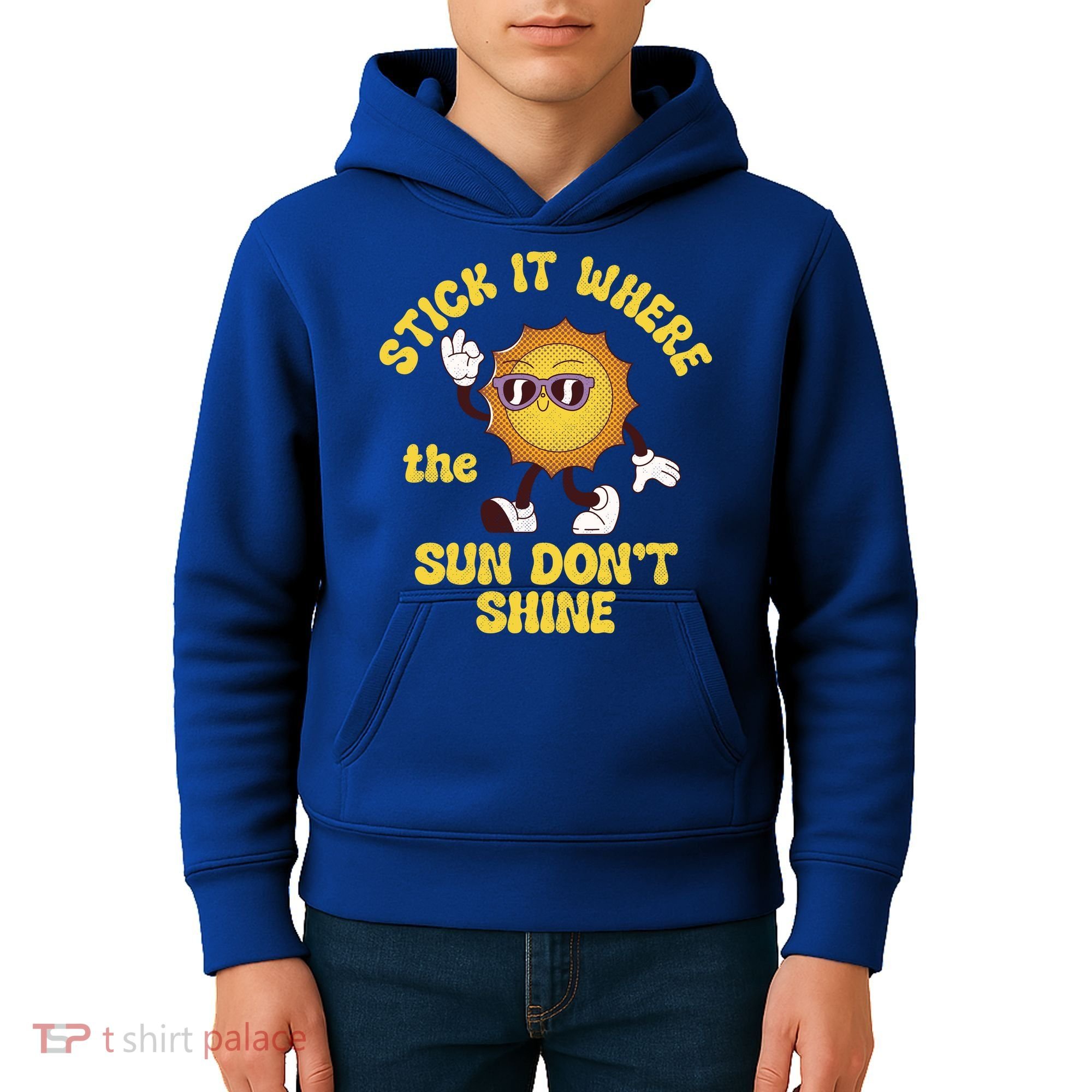 Stick It Where The Sun Dont Shine Kids Hoodie