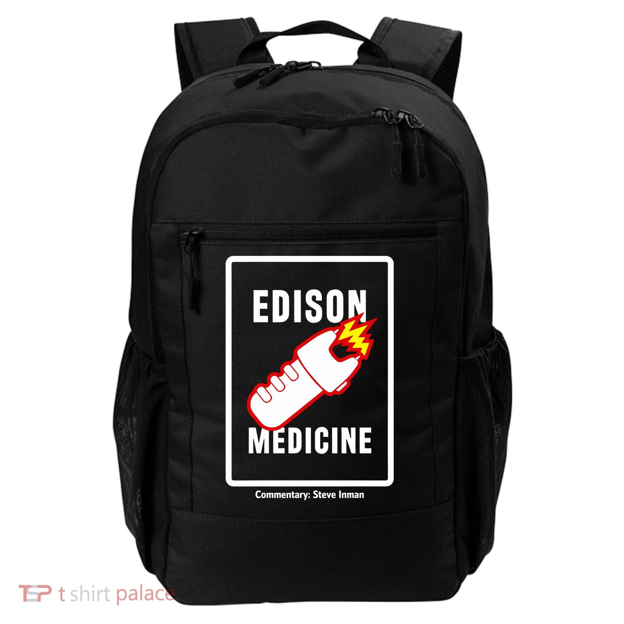 Steve Inman Wearing Edison Medicine Backpack