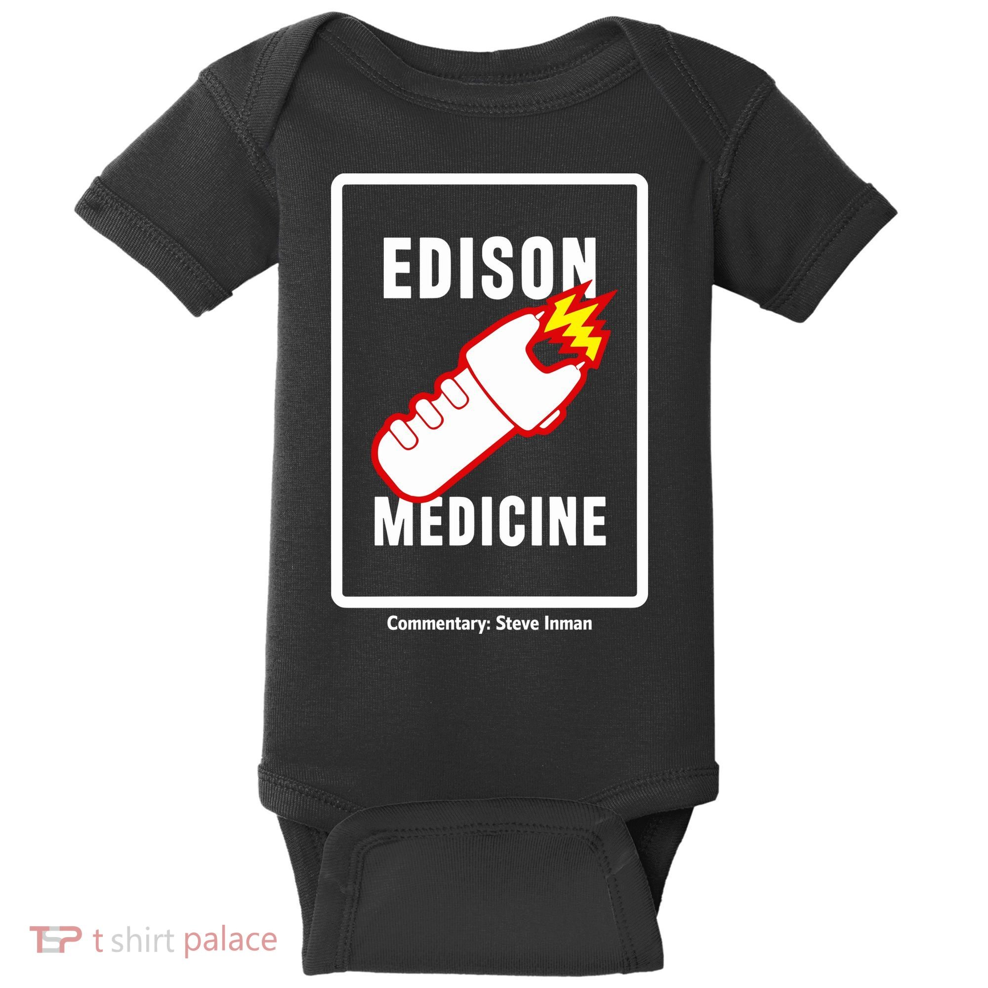 Steve Inman Wearing Edison Medicine Baby Bodysuit
