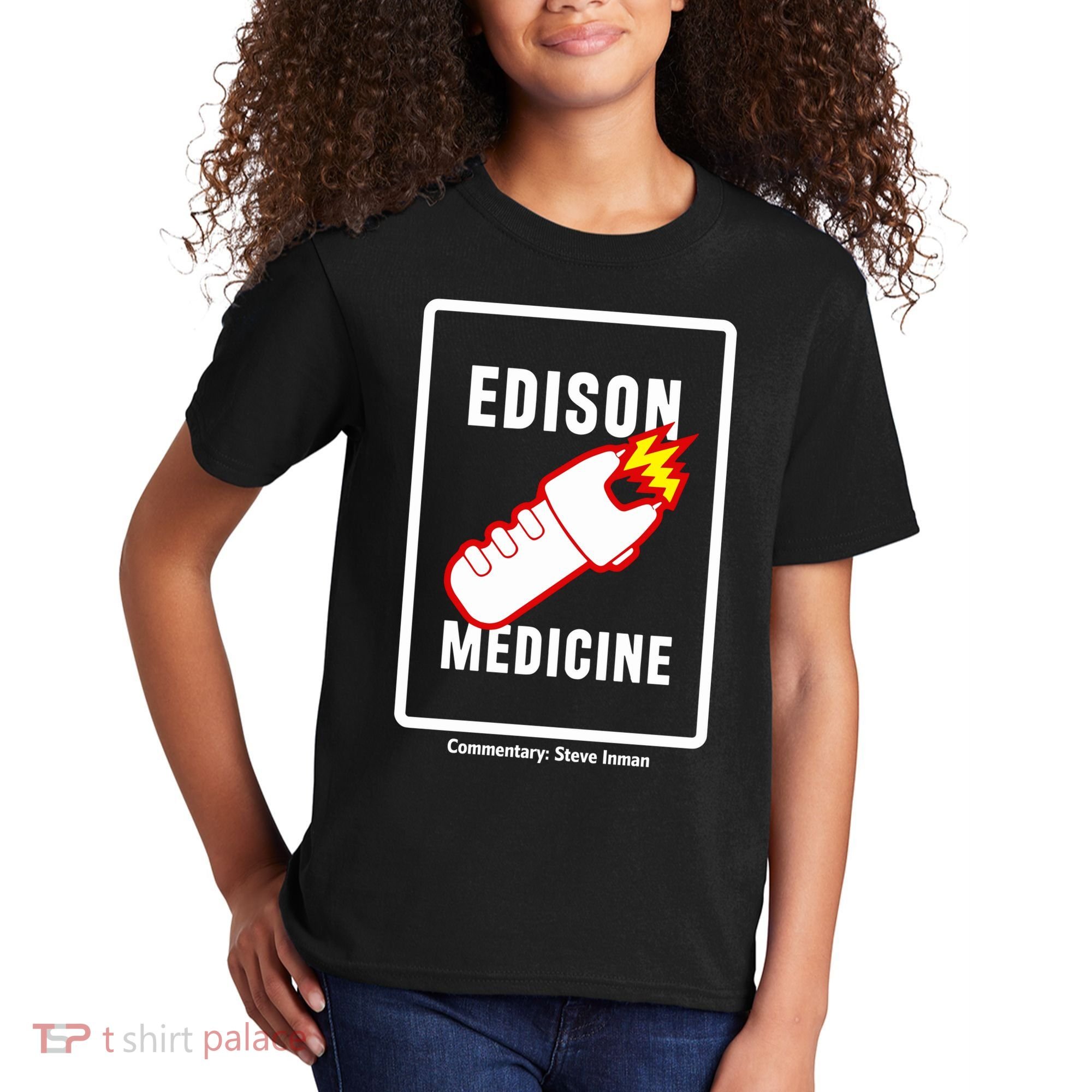 Steve Inman Wearing Edison Medicine Kids T-Shirt