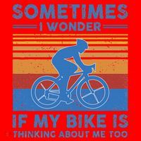 Sometimes I Wonder If My Bike Is Thinking About Me Too Biker Santa Hat thumb 1