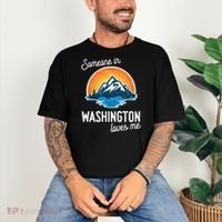 Someone In Washington Loves Me Gift Comfort Colors T-Shirt thumb 3