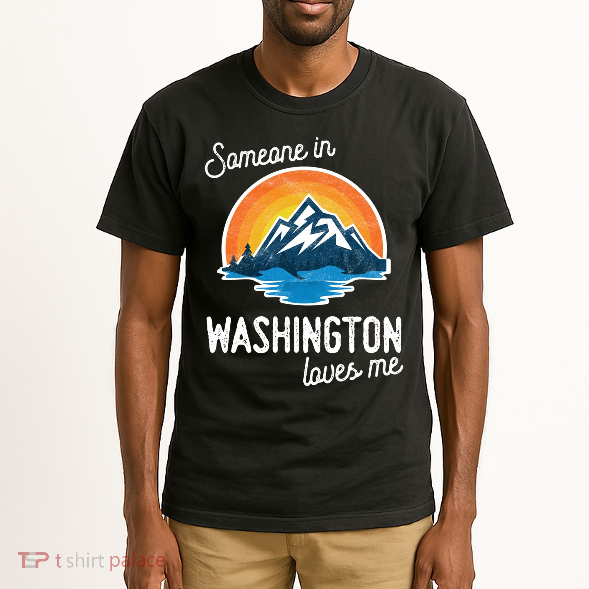 Someone In Washington Loves Me Gift Tall T-Shirt