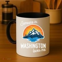 Someone In Washington Loves Me Gift Coffee Mug thumb 4