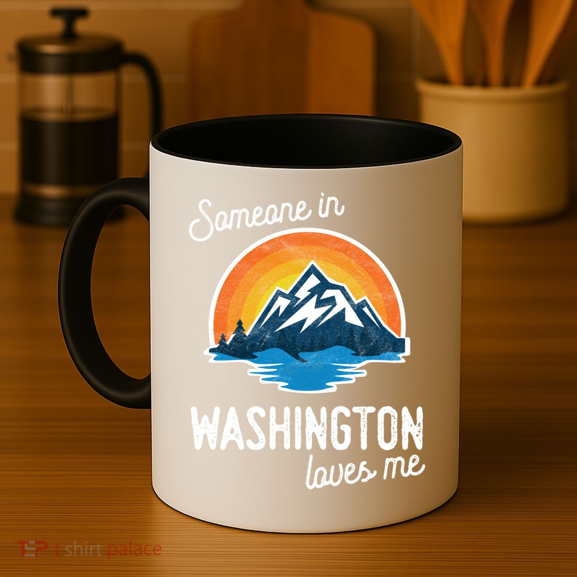 Someone In Washington Loves Me Gift Coffee Mug