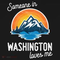 Someone In Washington Loves Me Gift Women's Hoodie thumb 2