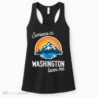 Someone In Washington Loves Me Gift Women's Tank Top thumb 0