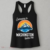 Someone In Washington Loves Me Gift Women's Tank Top thumb 3