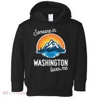 Someone In Washington Loves Me Gift Toddler Hoodie thumb 0