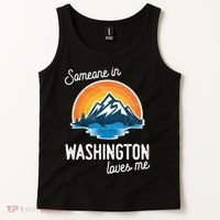 Someone In Washington Loves Me Gift Tank Top thumb 2