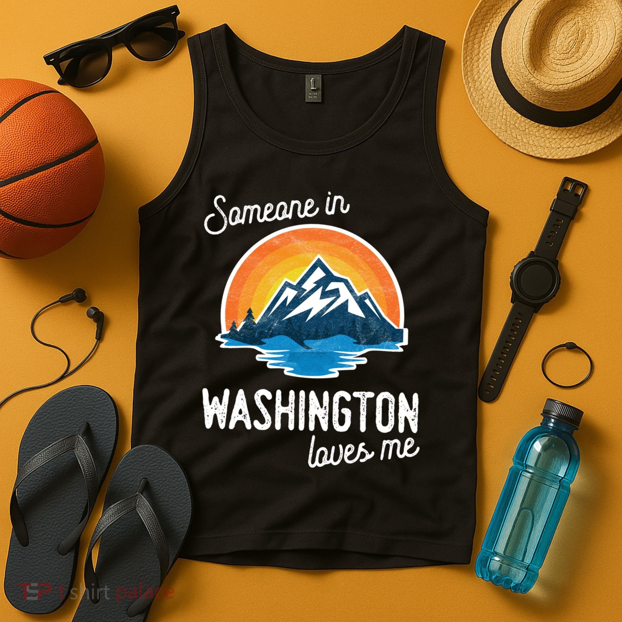 Someone In Washington Loves Me Gift Tank Top