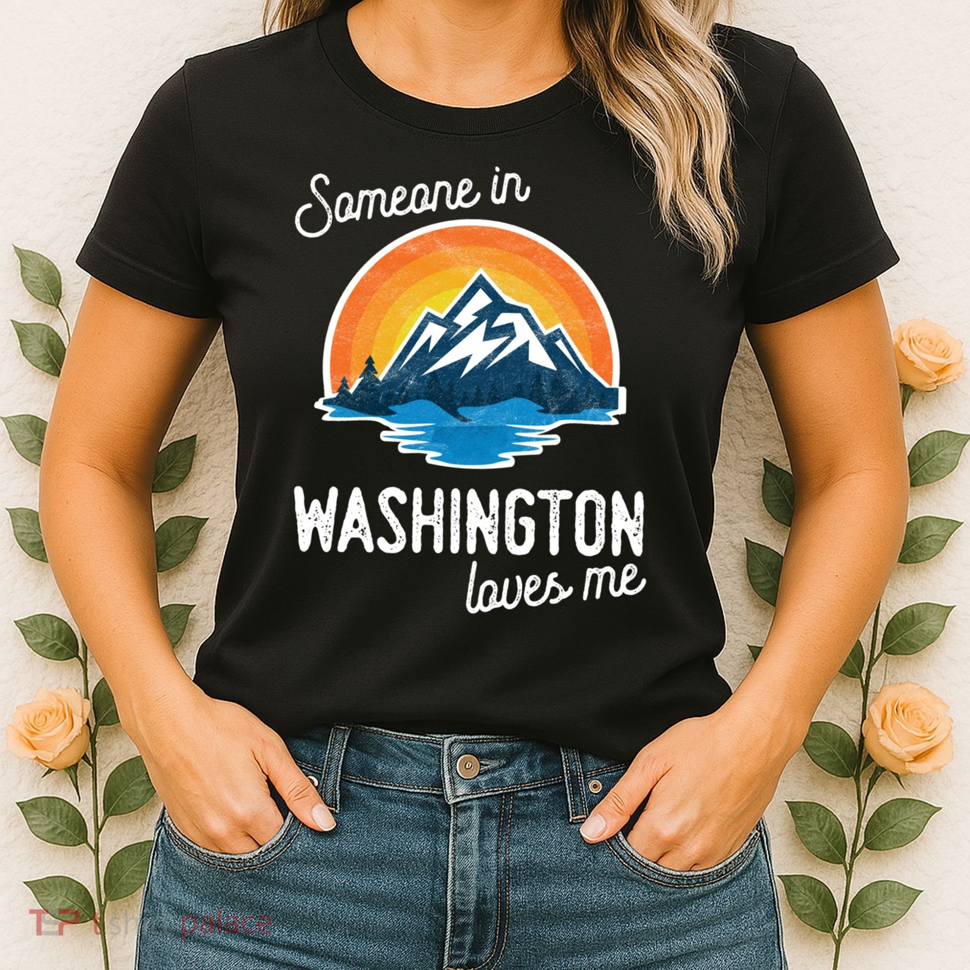 Someone In Washington Loves Me Gift Women's T-Shirt