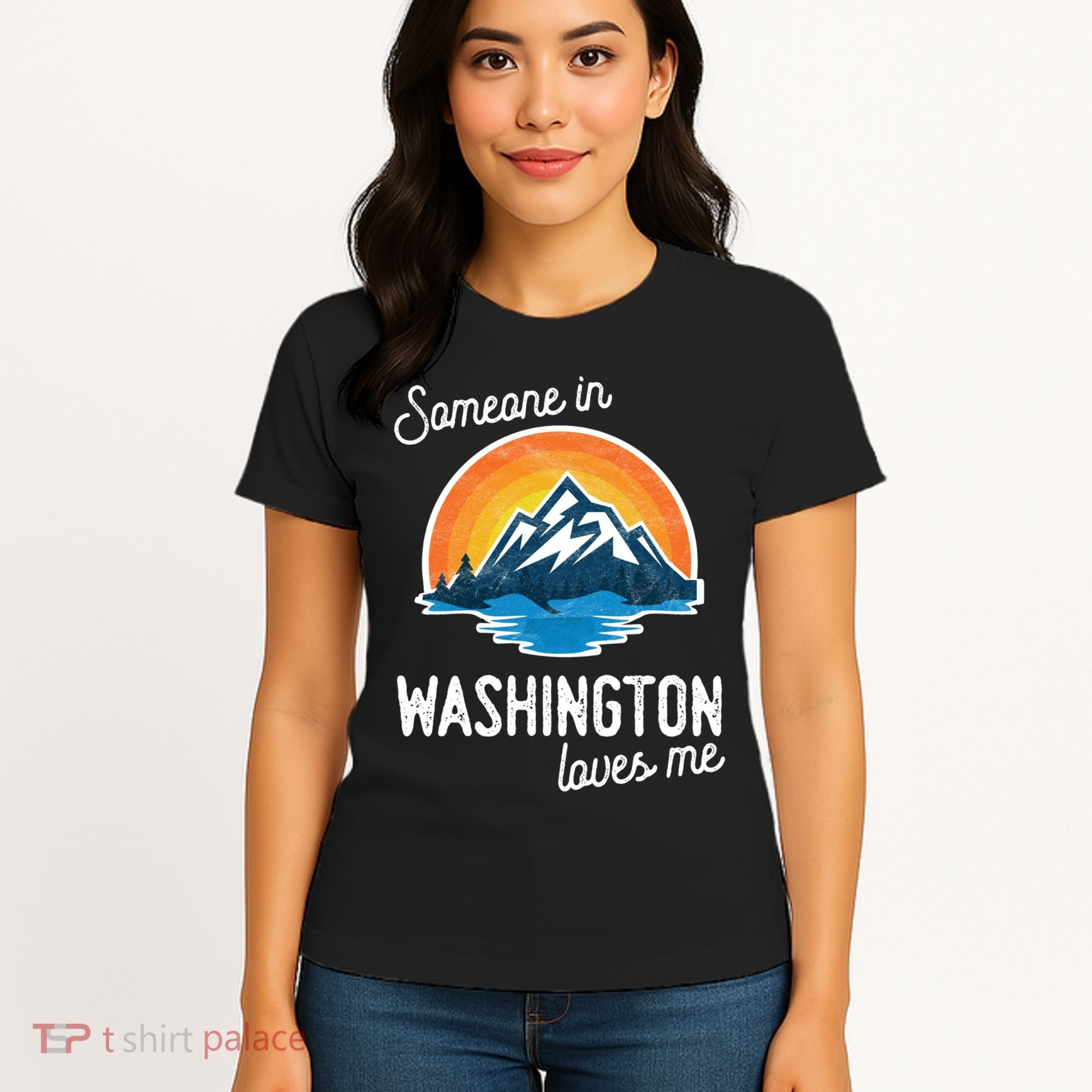 Someone In Washington Loves Me Gift Women's T-Shirt