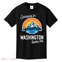 Someone In Washington Loves Me Gift Kids T-Shirt thumb 0