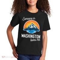 Someone In Washington Loves Me Gift Kids T-Shirt thumb 2