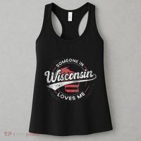 Someone In Wisconsin Loves Me Wisconsin Women's Tank Top thumb 3