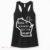 Suck It Wisconsin Can't Be Bought Funny Political 86 47 Women's Tank Top thumb 0