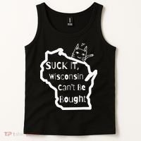 Suck It Wisconsin Can't Be Bought Funny Political 86 47 Tank Top thumb 2