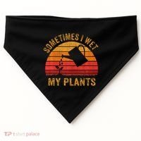 Sometimes I Wet My Plants Garden Lover USA-Made Doggie Bandana thumb 0