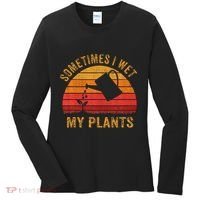 Sometimes I Wet My Plants Garden Lover Women's Long Sleeve Shirt thumb 0