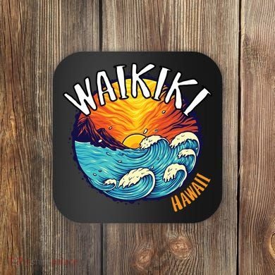 Summer In Waikiki Hawaii Coaster